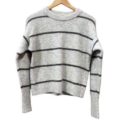 Country Road Beige Striped Cropped Wool Blend Jumper Size XXS