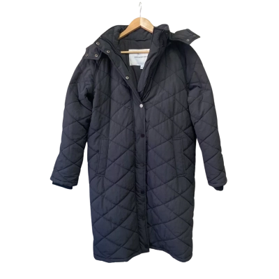 Country Road Womens  Size 10 Hooded Jacket Black  