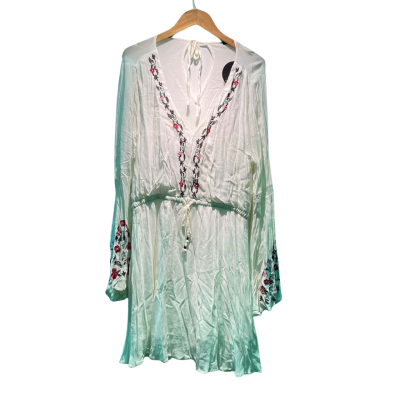 Sass Womens  Size 12 Long Sleeve Dress Floral / White 