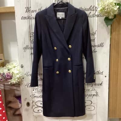 Sportscraft Womens  Size 6 Winter Coat / Winter Jacket Navy Blue 