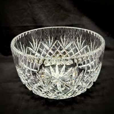 Bohemia Crystal Sheffield Style Bowl 23cm Diameter x 13cm Height x 2.4kg Weight  (cab)