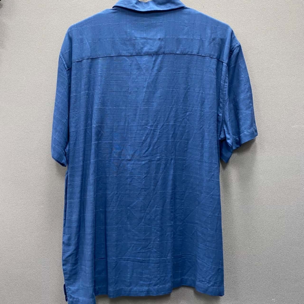 Kingston Grange Mens Blue Button Up Collared Shirt Size M BNWT