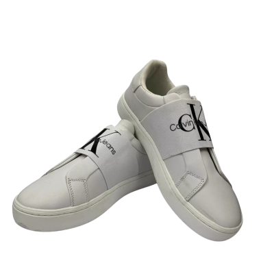 Calvin Klein Unisex  Size 39 Sneakers White 