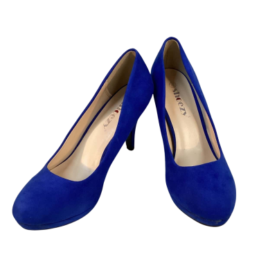 Shoezy Womens Size 38 Heels Blue 
