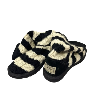 UGG Australia Women’s Classic Cardy Knit Boots Black & Cream Striped EU 36  UGG Womens 