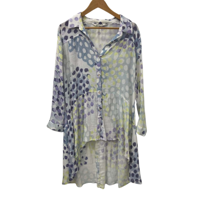 Virtuelle Womens  Size 12 Long Sleeve Shirt Multicoloured 