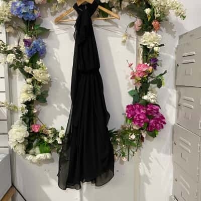 Carla Zampatti Womens  Size 6 Cocktail Dress Black  