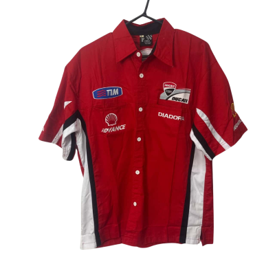 Ducati Size XL Short Sleeve Shirt Red 