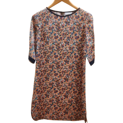 Megan Park Silk Floral Dress