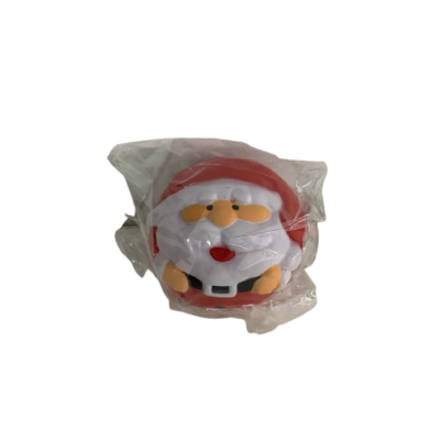 New Christmas Santa Squish Ball 6CM #2284-1-PP