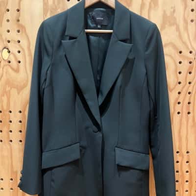 Basque Womens  Size 8 Blazer Black  