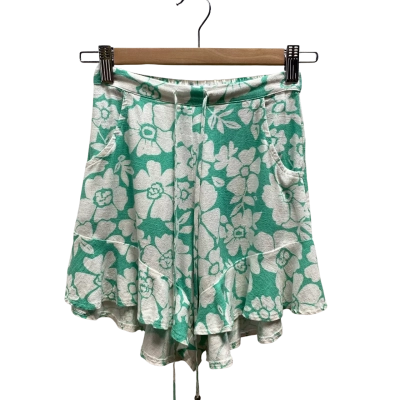Ghanda Teen Size 10 Green Floral Shorts