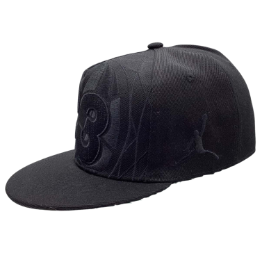  Mens  Size One Size Cap Black  #23 (Michael Jordans Number) Heavily Embroidered 