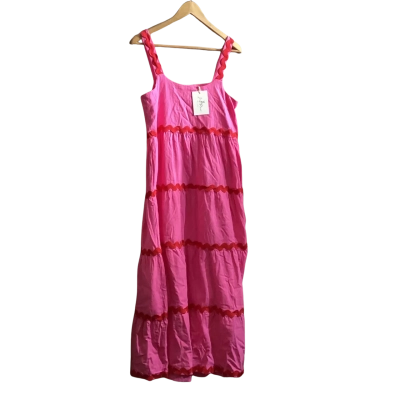 Iris Maxi Womens  Size 8 Maxi Dress Pink  / Red 