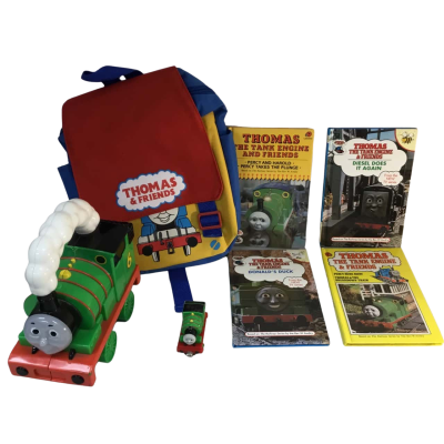Thomas The Train Toys;  Books and Back Pack as pictured