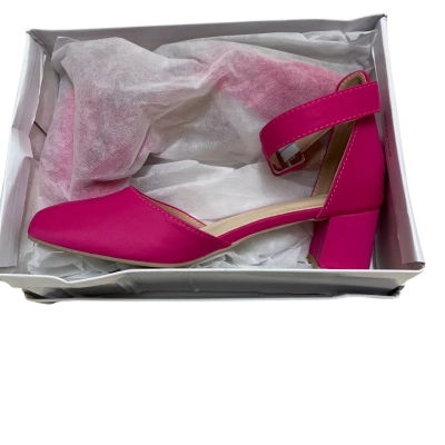  New Womens  Size 38 Heels Pink  