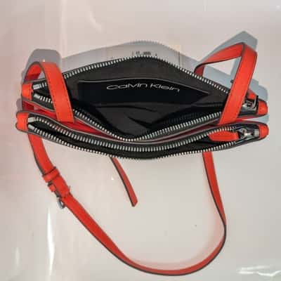 Calvin Klein Orange Must Crossover Bag BNWT