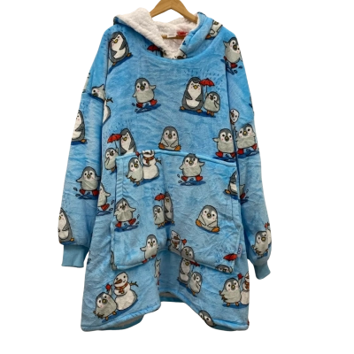Oodie Women's Oversized Hooded Size ONE SIZE Over 14+ Blue 