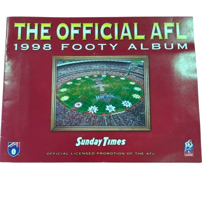 The offical afl 1998 footy album