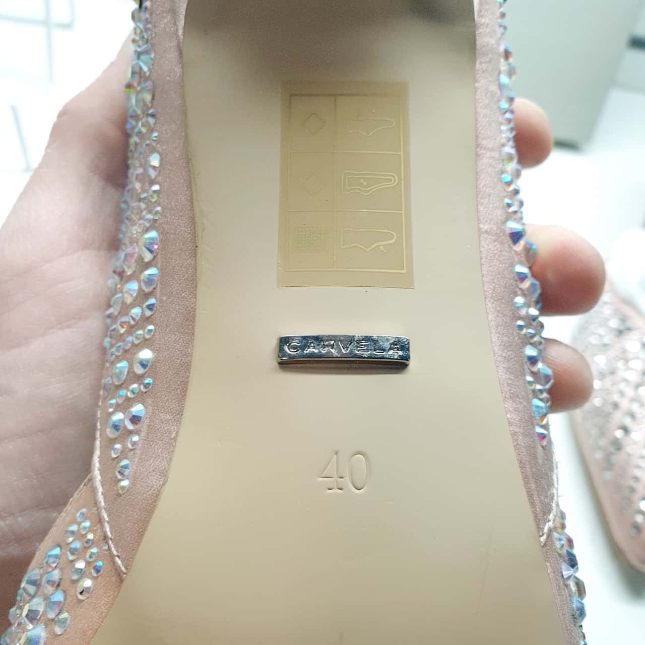 carvela sparkly heels