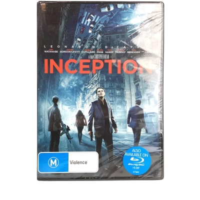 DVD Inception By Christopher Nolan (New Sealed)