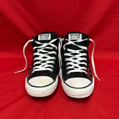 Converse High Street Wordmark 2.0 Men's  Size 11 Women's size 13 Sneakers Black  / Red / White 