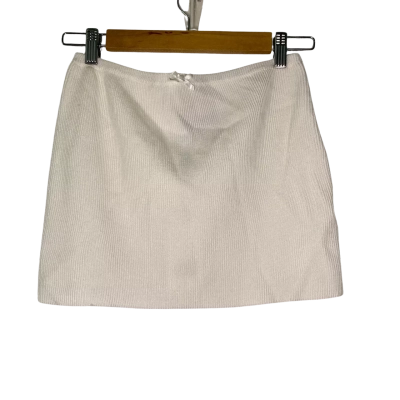 Alice In The Eve Womens  Size S Mini Skirt White 