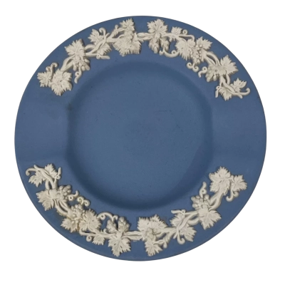 Wedgewood Jasperware Blue Ashtray, 9.5cm Diameter