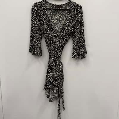 Mister Zimi Wrap Mini Dress - Size 10 