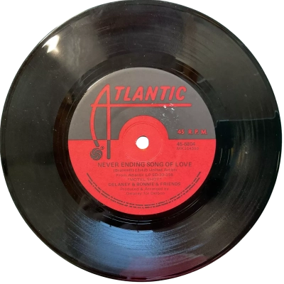 Vintage Delaney & Bonnie & Friends Never Ending Song of Love 45rpm