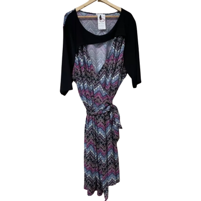 BNWT KIYONNA Womens Size 30 / 32 Pattern Wrap Dress RRP $176.95