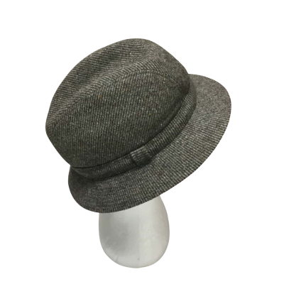 Vintage St Michael Tweed Trilby Size 7 1/4 Hat - Made In France