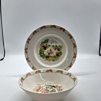 BUNNKINS PLATE AND BOWL SET