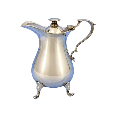 EPBM Silver Plated Footed Coffee Pot Hinged Lid
