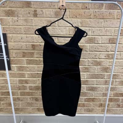 Lipsy London Womens  MK SATN PANEL BARDOT Size 10 