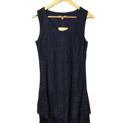 Women’s Size 8 Navy Blue Noni B Midi Dress