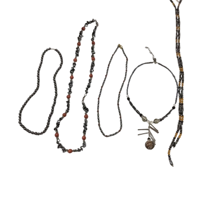 Assorted  Womens Necklaces dark Grey / Multicoloured tones