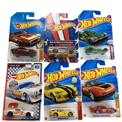 Hot Wheels Car Bundle x6 New Carded Diecast Cars Mixed Series