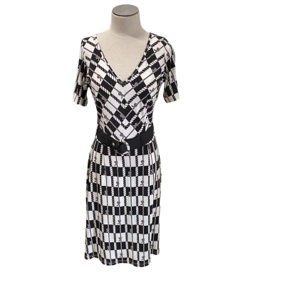 Leona Edmiston Belted Waist Dress Size 1