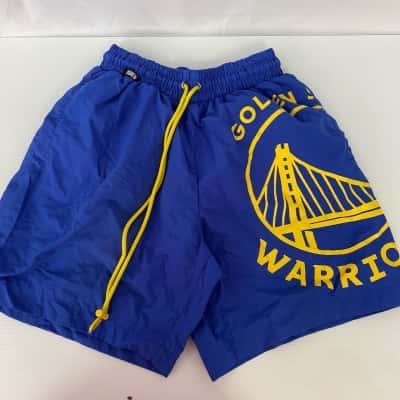 NBA Kids  Size XS Shorts Blue with Yellow Designs