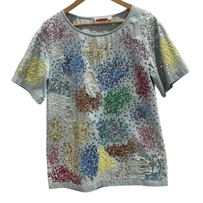Ashish Long Sequin Top Size S 
