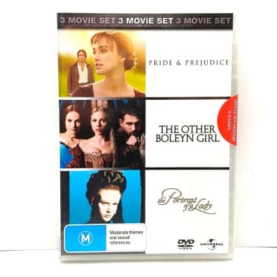 New Sealed DVD 3 Movie Set - Pride & Prejudice, The Other Boleyn Girl & The Portrait Of A Lady