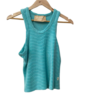 Araminta James Womens  Size 8 / S Sleeveless Top Blue 
