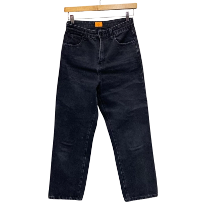 Incu Collection Womens  Size 27 Straight Leg Jeans Black  