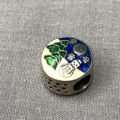 Pandora Womens Silver Christmas Charm