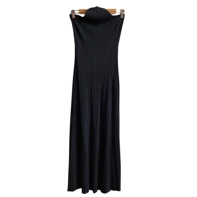 Dissh Womens  Size L high neck knit Dress Black  