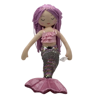 Adairs Kids Glitzy Mermaid Multi Snuggle Friend    (Plush 1)