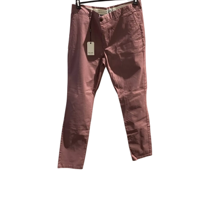 Blaq Mens  Size 36 Straight Leg Pants Maroon RRP $79.95
