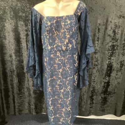 City Chic Womens  Size XXS Dress Lace Amour