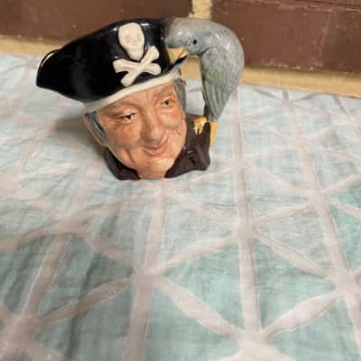 Vintage Long John Silver Miniature Toby Jug - Royal Doulton